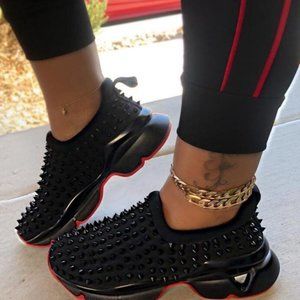 Rivet lady's casual shoes